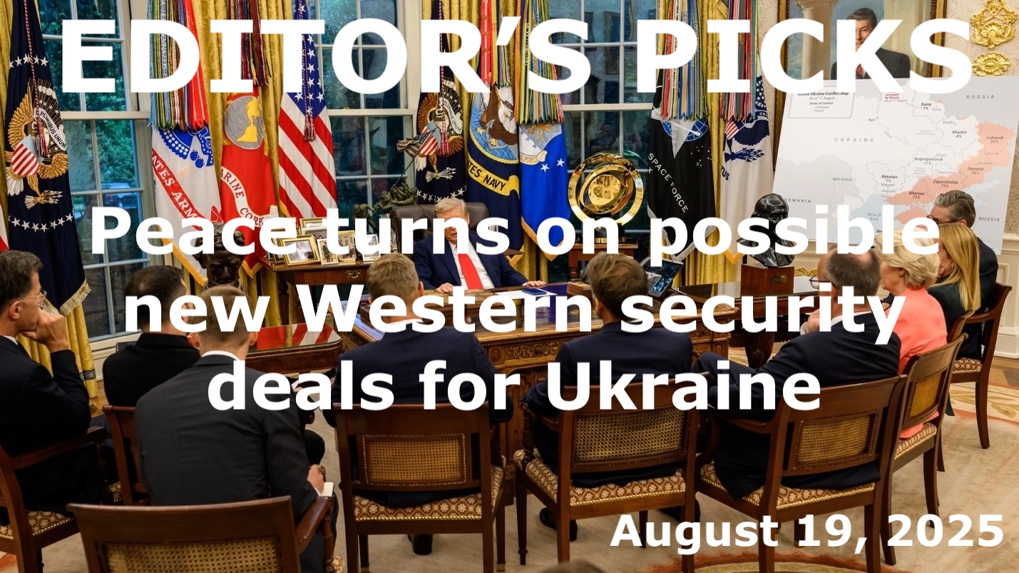 bne IntelliNews Editor's Picks – Peace turns on possible new Western security deals for Ukraine