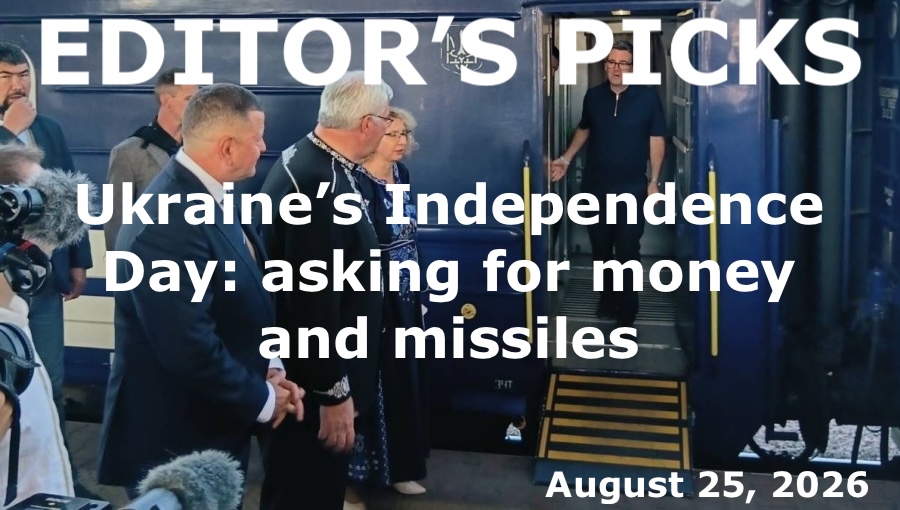 bne IntelliNews Editor's Picks – Zelenskiy marks 35 years of independence asking allies for money and missiles