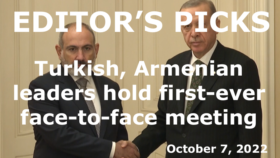 bne IntelliNews Editor's Picks -- Turkish, Armenian leaders hold first-ever face-to-face meeting