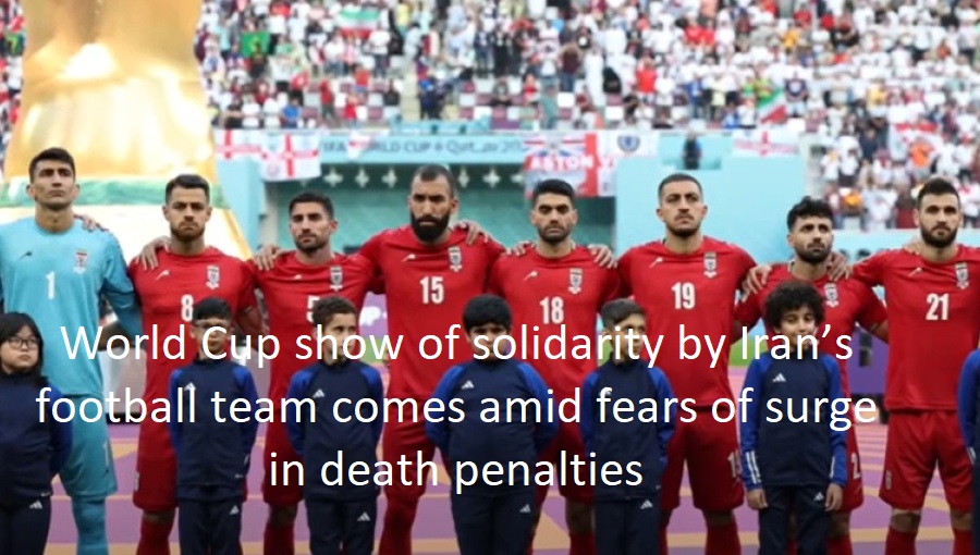 bne IntelliNews Editor's Picks --  World Cup show of solidarity by Iran’s football team comes amid fears of surge in death penalties