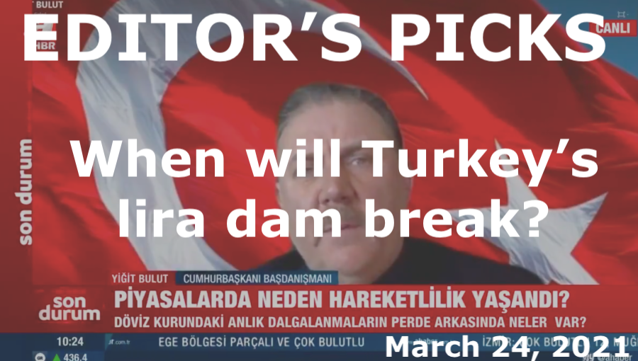 bne IntelliNews Editor's Picks --   ISTANBUL BLOG: When will the lira dam break?