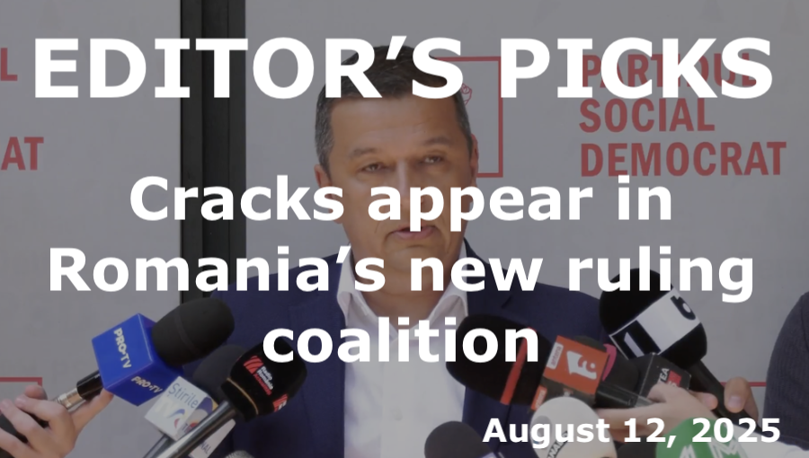 bne IntelliNews Editor's Picks – Cracks appear in Romania’s new ruling coalition