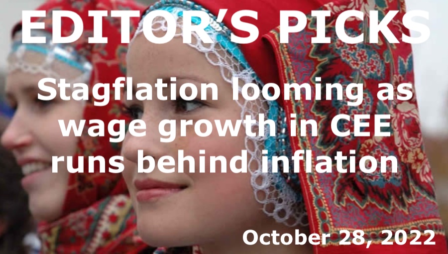 bne IntelliNews Editor's Picks --  Stagflation looming as wage growth in CEE runs behind inflation
