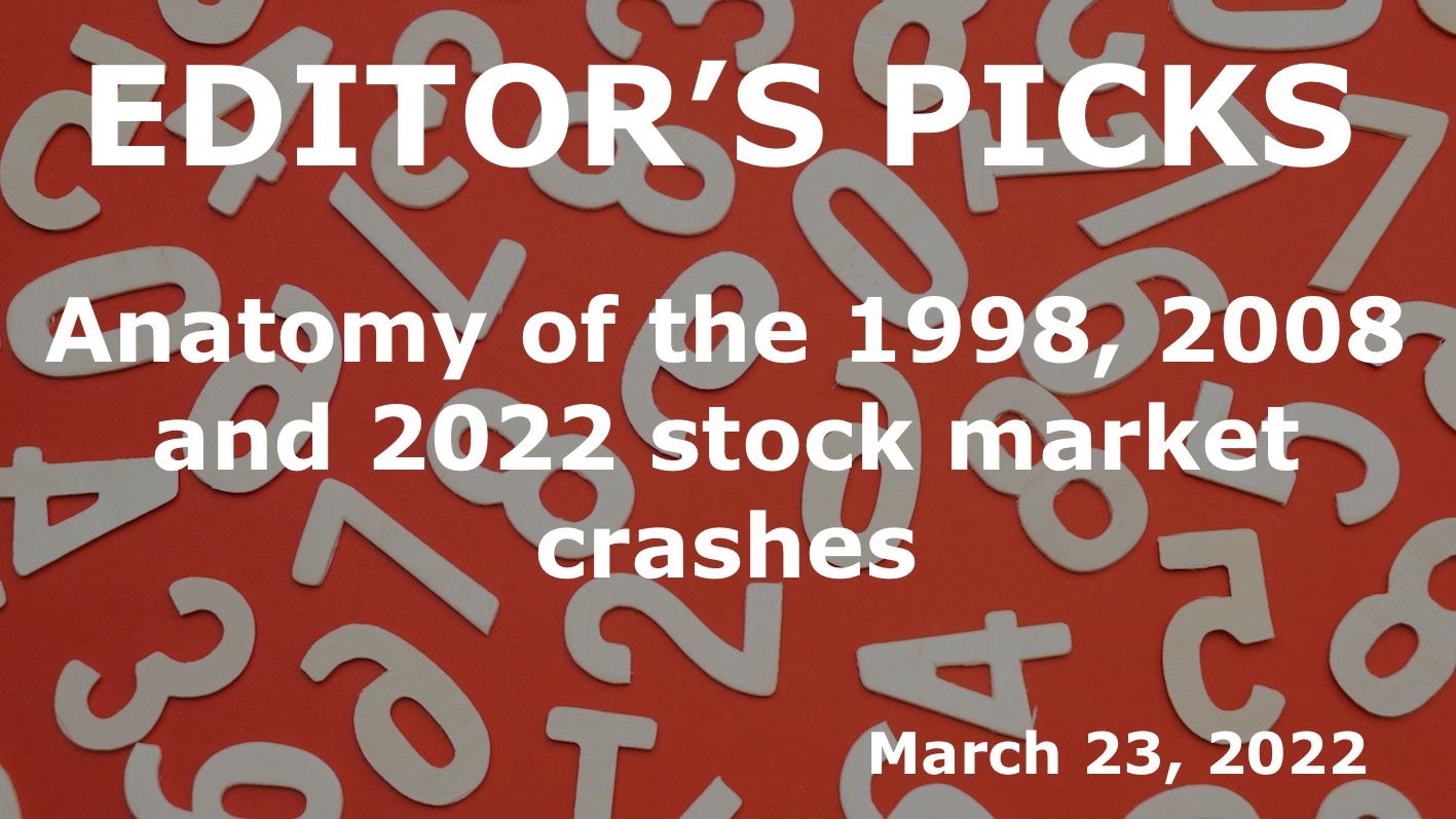 bne IntelliNews Editor's Picks -- The anatomy of the 1998, 2008 and 2022 stock market crashes