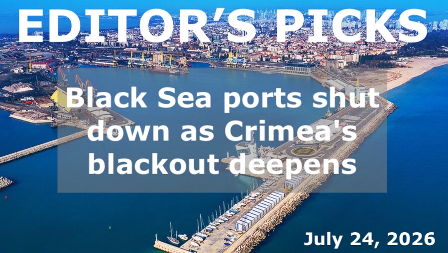 bne IntelliNews Editor's Picks – Black Sea ports shut down as Crimea's blackout deepens