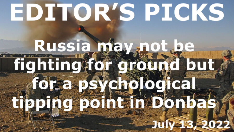 bne IntelliNews Editor's Picks --  Russia may not be fighting for ground but for a psychological tipping point in the Donbas