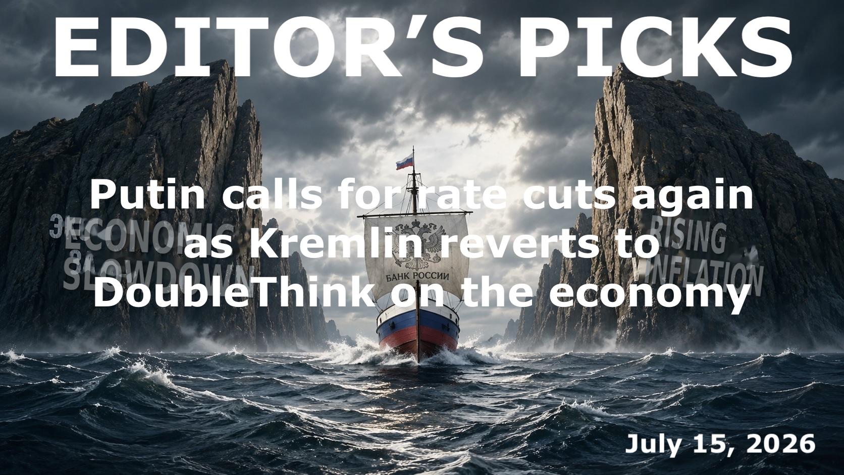 bne IntelliNews Editor's Picks – Putin calls for rate cuts again as Kremlin reverts to DoubleThink on the economy