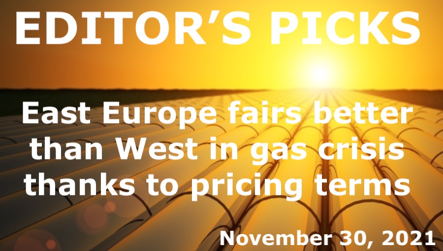 bne IntelliNews Editor's Picks --  LONG READ: East Europe fairs better than West in gas crisis thanks to pricing terms