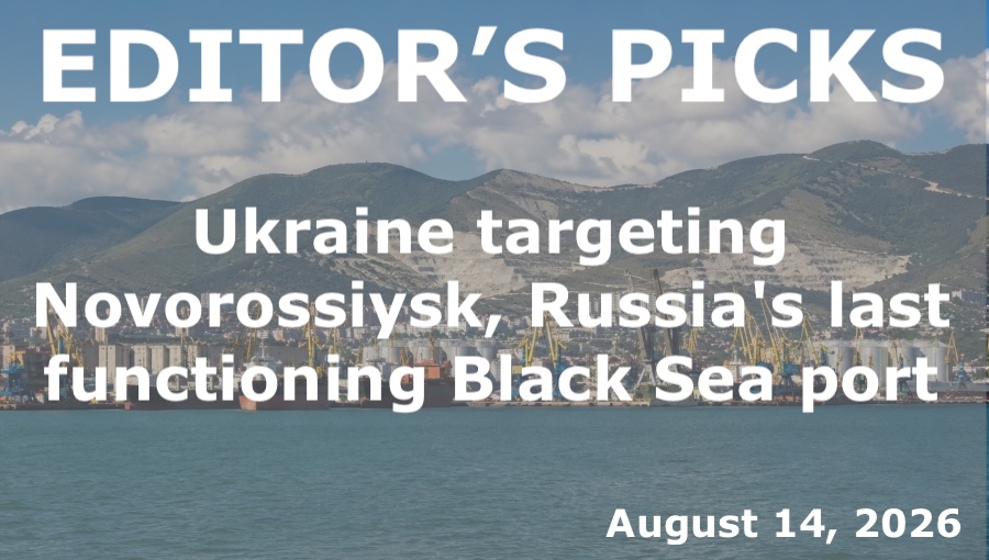 bne IntelliNews Editor's Picks – Ukraine targeting Novorossiysk, Russia's last functioning Black Sea port