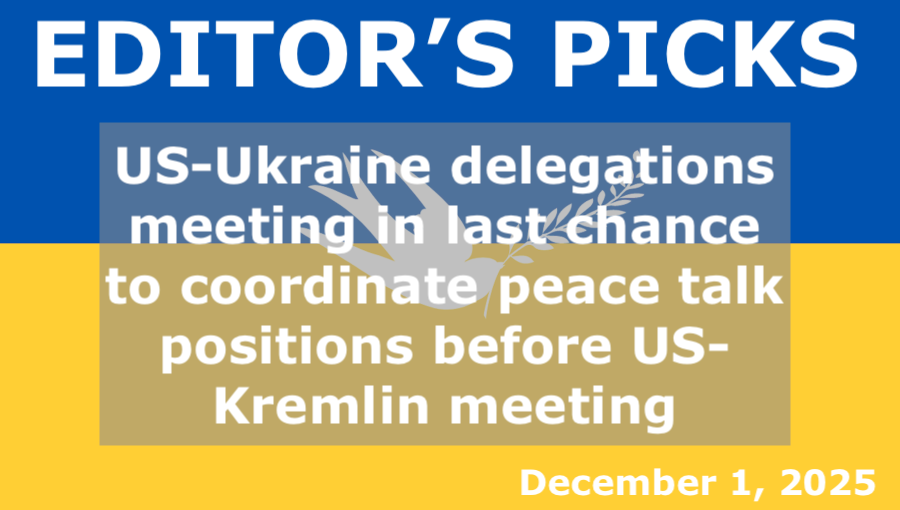 bne IntelliNews Editor's Picks – US-Ukraine delegations meeting in last chance to coordinate peace talk positions before US-Kremlin meeting