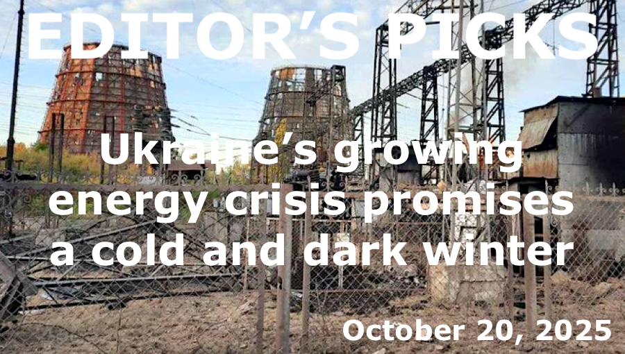 bne IntelliNews Editor's Picks – Ukraine’s growing energy crisis promises a cold and dark winter
