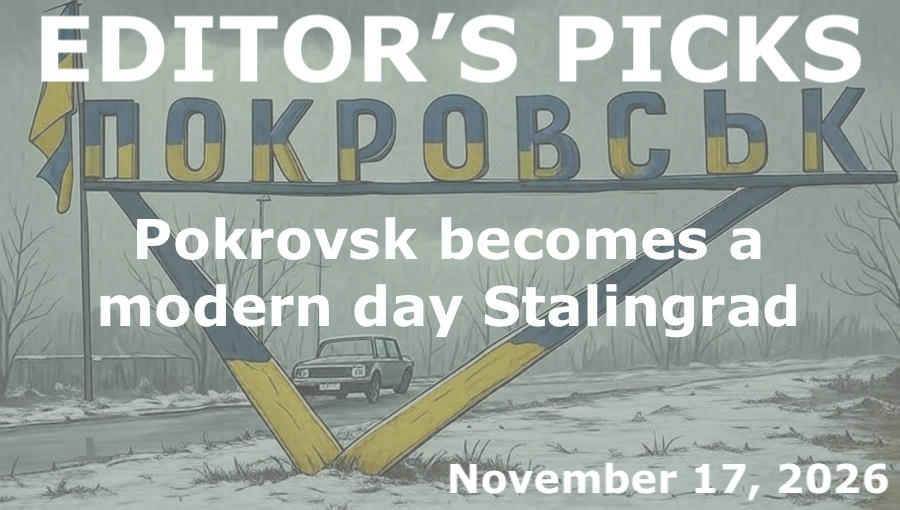 bne IntelliNews Editor's Picks – Russian forces fail to consolidate their advantage as the battle of Pokrovsk becomes a modern day Stalingrad