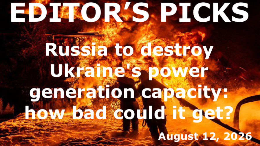 bne IntelliNews Editor's Picks – Russia will try and destroy the rest of Ukraine's power generation capacity: how bad could it get?