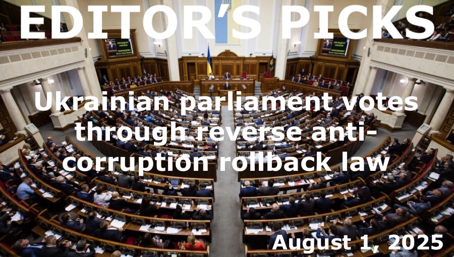 bne IntelliNews Editor's Picks – Ukrainian parliament votes through reverse anti-corruption rollback law