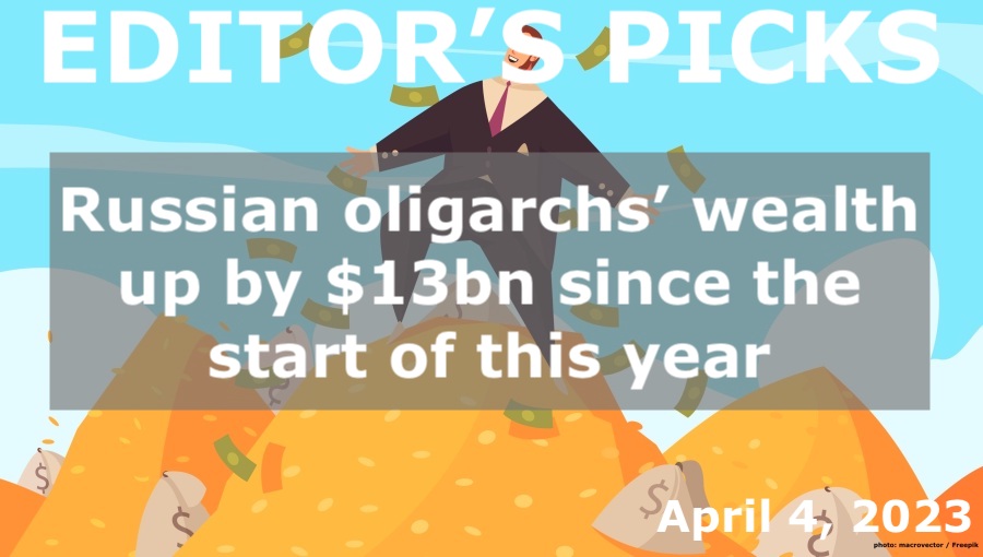 bne IntelliNews Editor's Picks --  Russian oligarchs’ wealth up by $13bn since the start of this year