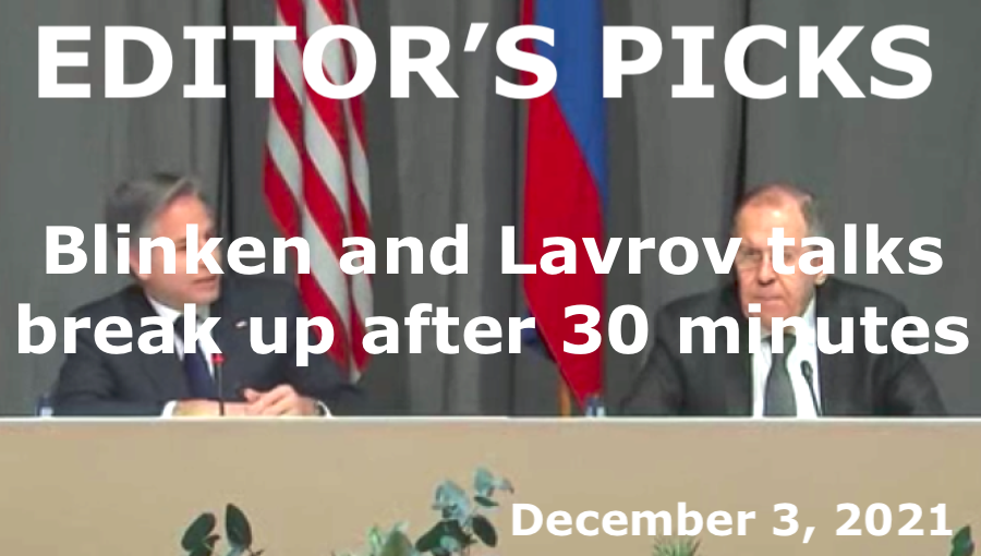 bne IntelliNews Editor's Picks --  Blinken and Lavrov talks break up after 30 minutes