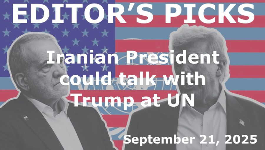 bne IntelliNews Editor's Picks – Iranian president could talk with Trump at UN