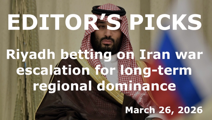 bne IntelliNews Editor's Picks – Riyadh betting on Iran war escalation for long-term regional dominance