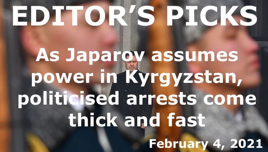 bne IntelliNews Editor's Picks --  Kyrgyzstan: As Japarov assumes power, politicised arrests come thick and fast