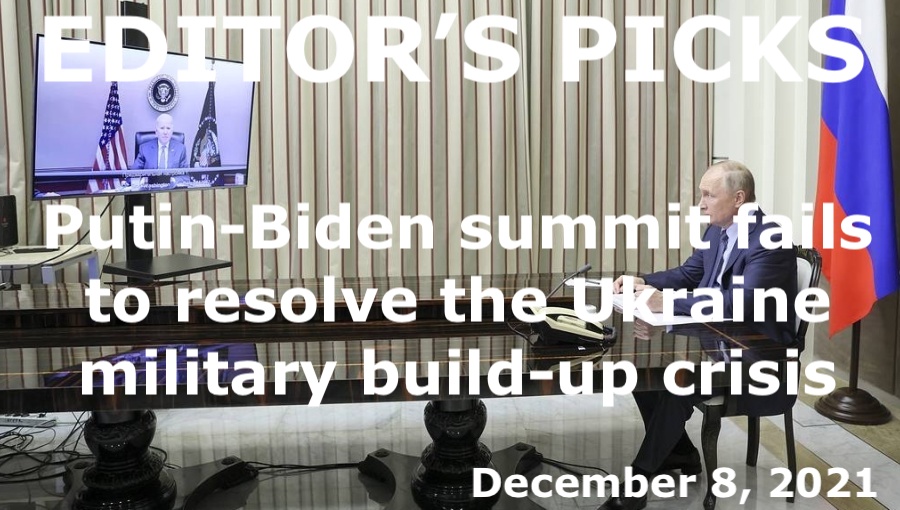 bne IntelliNews Editor's Picks --  Putin-Biden summit fails to resolve the Ukraine military build-up crisis