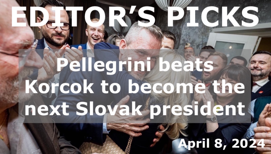 bne IntelliNews Editor's Picks --  Pellegrini beats Korcok to become the next Slovak president