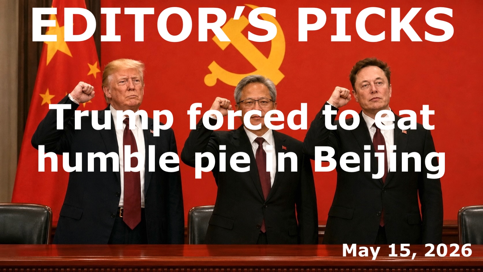 bne IntelliNews Editor's Picks – Trump forced to eat humble pie in Beijing