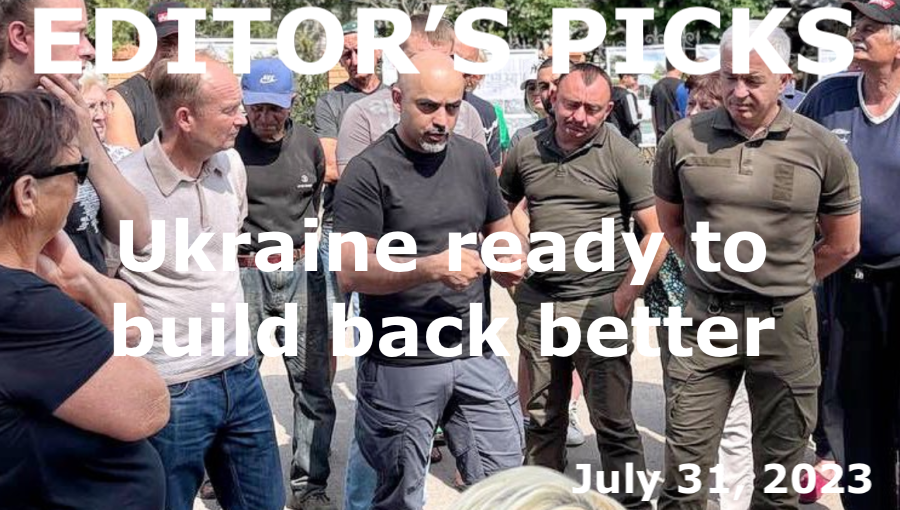 bne IntelliNews Editor's Picks --  Ukraine ready to build back better