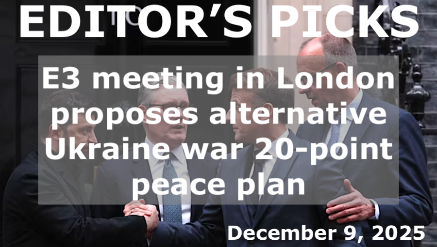 bne IntelliNews Editor's Picks – E3 meeting in London proposes alternative Ukraine war 20-point peace plan