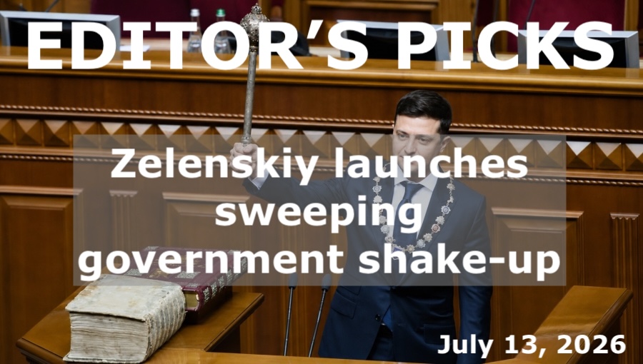 bne IntelliNews Editor's Picks – Zelenskiy launches sweeping government shake-up