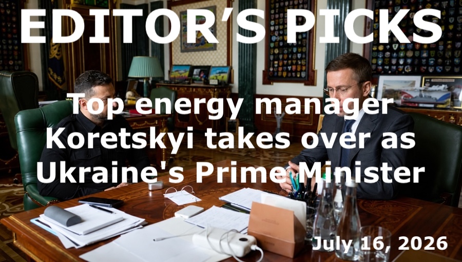 bne IntelliNews Editor's Picks – Top energy manager Koretskyi takes over as Ukraine's prime minister