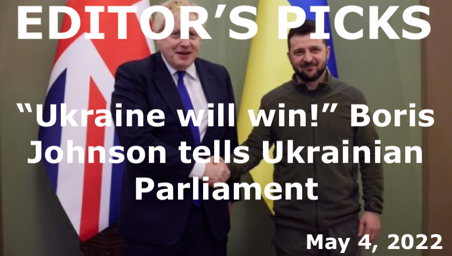 bne IntelliNews Editor's Picks --  “Ukraine will win!” Boris Johnson states as he speaks to Ukrainian Parliament