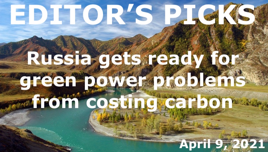 bne IntelliNews Editor's Picks --  Russia gets ready for green power and problems from costing carbon