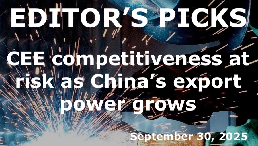 bne IntelliNews Editor's Picks – EBRD warns CEE competitiveness at risk as China’s export power grows
